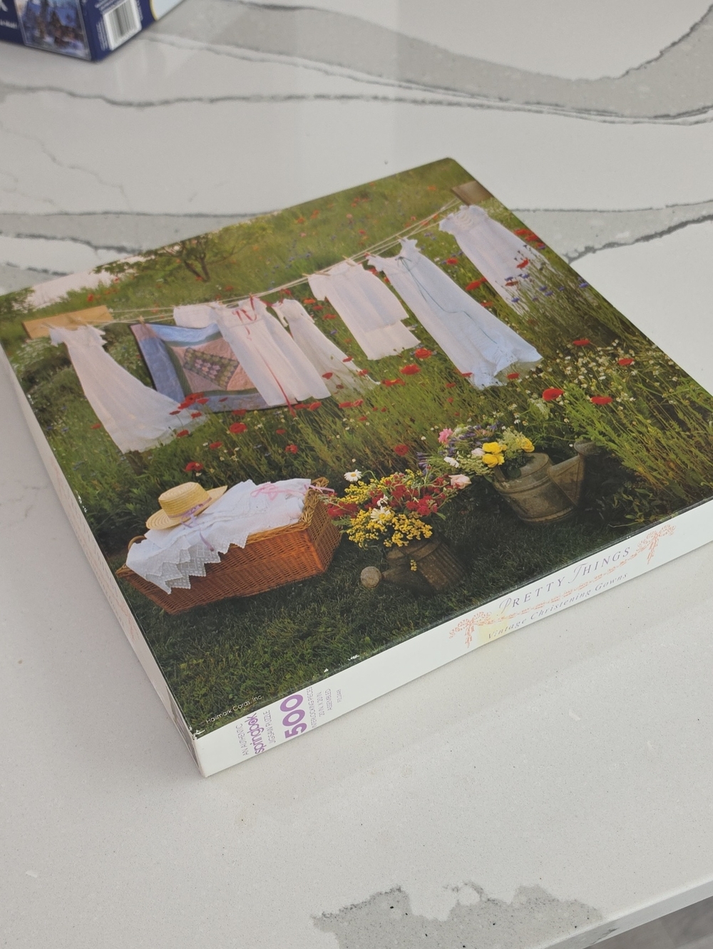 Springbok Vintage 500-Piece Jigsaw Puzzle — “Pretty Things” Laundry Day Scene